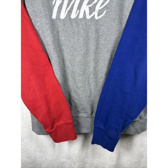 VTG 80's Nike Colorblock Sweatshirt Mens Size M Gray Red Blue Yellow CJ6278-071 - Picture 3 of 8